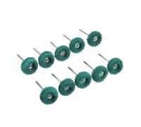 Lot De 10 Mini-brosses Abrasives En Nylon For Perceuse, Avec Tige De 3 Mm, Compatibles Avec Les Accessoires For Outils Rotatifs Dremel(Green)