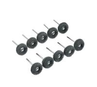 Lot De 10 Mini-brosses Abrasives En Nylon For Perceuse, Avec Tige De 3 Mm, Compatibles Avec Les Accessoires For Outils Rotatifs Dremel(Gray)