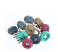 Lot de 10 mini-brosses de polissage en nylon avec manche de 3 mm, accessoires for outils rotatifs