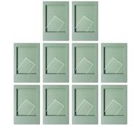 Lot de 10 mini cadres photo 7,6 cm pour Fujifilm Instax - Supports d'affichage en acrylique avec film de protection vertical et horizontal (vert)