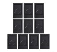 Lot de 10 mini cadres photo 7,6 cm pour Fujifilm Instax - Supports d'affichage en acrylique avec film de protection vertical horizontal (Sa nuit)