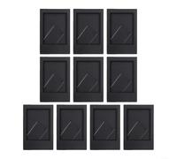 Lot de 10 mini cadres photo pour Fujifilm Instax pour un design durable et convivial pour un affichage facile (Asphalte)