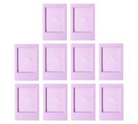 Lot de 10 mini cadres photo pour Fujifilm pour Instax, conçus pour la durabilité et le style d'affichage de vos photos (violet)