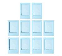 Lot de 10 mini cadres photo pour Fujifilm pour Instax, design simple et options robustes pour afficher des souvenirs (ciel bleu clair)
