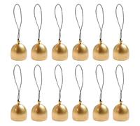 Lot de 10 Mini Cloches décoratives Noël en métal, Style Vintage, à Suspendre, for Faire du Vent dans l'arbre pour DIY