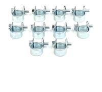 Lot de 10 mini colliers de serrage pour écrous et boulons de carburant - Clips également connus sous le nom d'écrou d'ampli de boulon de carburant ou tuyau d'essence. Le couple de serrage maximum est