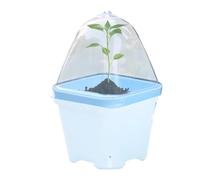 Lot de 10 mini couvercles transparents pour de jardin - Pour l'isolation des - Contrôle de l'humidité et de la pluie