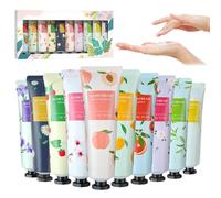 Lot de 10 mini crèmes pour les mains - 30 g - Crème pour les mains - Pour anniversaire, Noël, Nouvel An