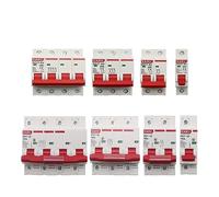 Lot de 10 mini-disjoncteurs DZ47 400 V 2P 3-125 A type C, protection contre les courts-circuits et les surcharges, montage sur rail DIN 35 mm, capacité 6 kA(100a)