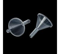 Lot de 10 mini entonnoirs réutilisables en plastique pour remplir de petits échantillons, parfum, émulsion liquide