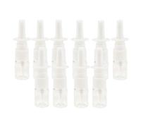 Lot de 10 mini flacons pulvérisateurs nasaux en plastique transparent 5 ml