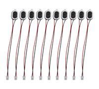 Lot de 10 mini haut-parleurs 1 W 8 Ohm 8 Ohm 1 W Gamme complète Cavité Machine publicitaire Petit haut-parleur 3,3 V 5 V avec interface JST-PH2,54 mm-2 broches pour petits projets électroniques
