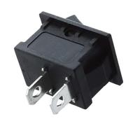 Lot de 10 mini interrupteurs à bascule 2 broches ON-OFF pour SPST 125 VAC 6 A 250 VAC 3 A Montage sur panneau pour bricolage électronique applications automobiles