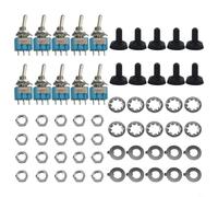 Lot de 10 mini interrupteurs à bascule compacts ON ON ON pour installation dans des espaces limités