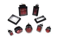 Lot de 10 mini interrupteurs à bascule transparents anti-poussière 10 x 15/21 x 15/31 x 23 mm, capuchon étanche for interrupteur à bouton-poussoir de diamètre 16/23 mm(KCD3 19MM 37MM)