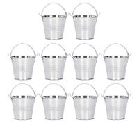 Lot de 10 Mini jardinières en Seau en métal, jardinières suspendues en Pot de Fleurs pour Balcon, décoration de la Maison, 4,4 x 5,5 cm(#4)