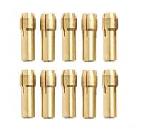 Lot de 10 mini mandrins de perceuse pour outils rotatifs, adaptateurs de serrage en laiton de 4,2 mm et 4,8 mm, compatibles avec les outils électriques, plage de serrage de 0,5 à 3,2 mm (4,8 mm)