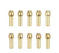 Lot de 10 mini mandrins de serrage 4,2/4,8 mm en laiton pour outil rotatif, serrage en cuivre 0,5 à 3,2 mm pour outils électriques Dremel (4,2 mm)
