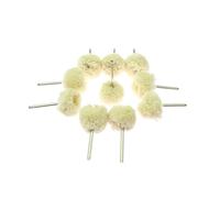 Lot de 10 mini-meules de polissage for bijoux en jade, bagues, outils rotatifs électriques(Woolen)