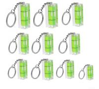 Lot de 10 mini niveaux à bulles pour accrocher des photos, 4 x 1,5 cm, outils de mesure carrés