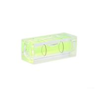 Lot de 10 mini niveaux carrés pour nivellement - Petit niveau à bulle de 40 mm avec construction acrylique + ABS - pour cadres photo, miroirs, calendriers, peintures murales, trépieds