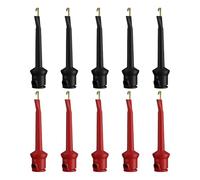 Lot de 10 mini pinces de test en cuivre - 5 pièces - Forte résistance à l'usure - Aiguille à hameçon de 4 mm plus pratique lors des tests