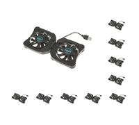 Lot de 10 mini refroidisseurs USB pliables pour ordinateur portable