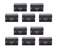 Lot de 10 mini répartiteurs d'injecteur PoE 5 V-48 V/2 A, adaptateur Ethernet, 10/100 Mbp RJ45, Plug & Play