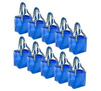 Lot de 10 mini sacs originaux FRAKTA en polypropylène 27 x 27 cm Bleu, bleu, Small