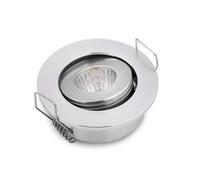 Lot de 10 mini spots orientables à intensité variable Blanc chaud 3 W COB LED Ceiling Light, taille du trou 42-45 mm, 3000 K couleur argentée pour armoire à domicile DIY