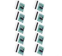 Lot de 10 modules de capteur de cellule de charge HX711 avec deux canaux d'entrée et ADC 24 bits pour une mesure précise du poids pour Arduino (petite carte)