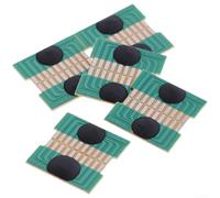 Lot de 10 modules de carte de commande clignotante à 6 LED 3-4,5 V pour pilote COB, clignotement séquentiel 3 Hz, taille compacte 22 x 11 mm, fonctionnement basse tension pour projets d'éclairage à
