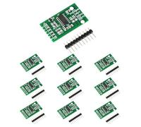 Lot de 10 modules de cellules de pesée HX711 ADC 24 bits pour Arduino | Module amplificateur de capteur de poids pour balance, projets de bricolage et microcontrôleurs
