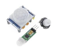 Lot de 10 modules de détecteurs de mouvement pyroélectriques PIR HC-SR501 à infrarouge réglable for kits + étui(3pcs HC-SR505)