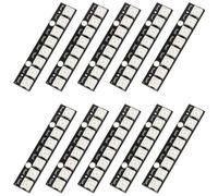 Lot de 10 Modules LED RVB WS2812 5050, 8 Bits 8 LED Programmables 5V, Module LED Adressable avec Pilote Intégré, pour Arduino Raspberry Pi ESP32 DIY Électronique