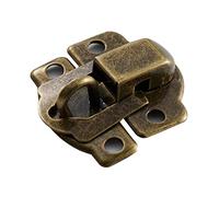 Lot de 10 moraillons antiques pour meubles - Loquet décoratif rétro pour boîte à bijoux - Pour armoire, tiroir, boîte à bijoux vintage