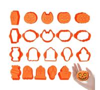 Lot de 10 moules à chocolat pour Halloween