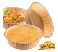 Lot de 10 moules à gâteau en papier sulfurisé de qualité alimentaire (20,3 cm)