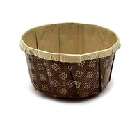 Lot de 10 moules à panettone en papier rigide ouvrant 10 moules en papier de 500 g (500 g)