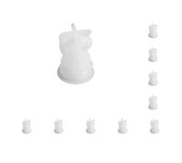 Lot de 10 moules en résine de silicone pour échiquier