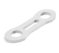 Lot de 10 mousquetons Ocun Biner Fix Blanc 11 mm