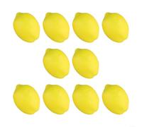 Lot de 10 mousses de décoration en forme de citron pour un design d'intérieur accrocheur
