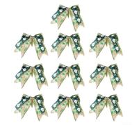 Lot de 10 Nœuds pour déco Noël en Tissu 15cm Lot de 10 Nœuds(C)