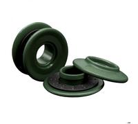 Lot de 10 oeillets à clipser pour bâche à bulles ou autres types de bâches - Vert - Linxor