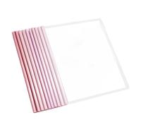 Lot de 10 organiseurs de documents en plastique épais avec clips de fermeture coulissante pour le rangement du bureau et du papier scolaire. Vous avez besoin de classeurs de fichiers, porte-documents
