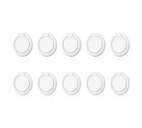Lot de 10 organiseurs de lunettes de soleil ronds auto-adhésifs pour montage mural - Pour table de chevet en camping-car - Économie d'espace - Blanc