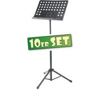 10x Pupitre Musique Partitions Orchestre Support Reglable Portable Tripode Set