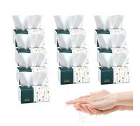 Lot de 10 ou 12 paquets de papier toilette doux pour la peau - Pâte de bois indigène - 300 ou 400 feuilles par paquet - Papier gaufré doux pour la peau - Pour la maison et la cuisine