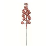 Lot de 10 Ou 20 Décorations De Noël Artificielles, Bouquet De Baies, Ornements for Sapin De Noël, Décoration Intérieure, Fournitures De Fête du Nouvel an, Accessoires(Rose Gold,20PCS)