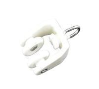 Lot de 10 ou 20 roulettes Flexibles en Plastique for Rideaux, Rail Droit et incurvé, Crochet Suspension, Anneau Coulissant, Accessoires for la Maison(10pcs)